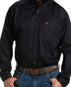 Ariat Men's Black Solid Classic Twill Shirt #10000502