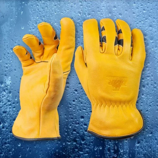 Bear Knuckles Water Resistant Leather Cowhide Driver Work Gloves