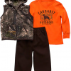 Carhartt Boys' Long-Sleeve Tee, Camo Vest & Canvas Pants Set (Toddler) #CG8887