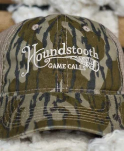 Houndstooth Mesh Back Hat - Bottomland
