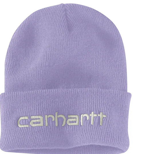 Carhartt Knit Insulated Logo Graphic Cuffed Beanie - Lavender #104068