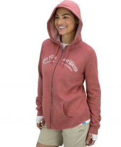 Aftco Women's Arch Zip Up Hoodie - Dusty Rose #WFZ4175DURS