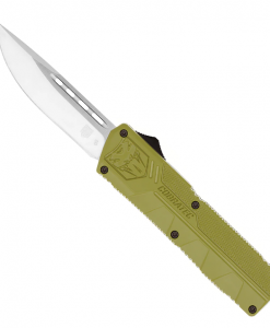 CobraTec Lightweight Drop Not Serrated Knife - OD Green #ODCTLWDNS