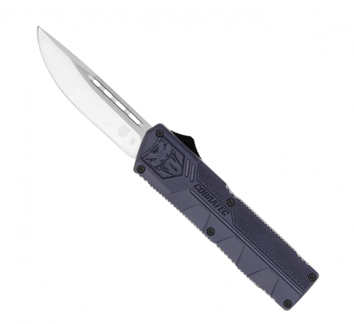 CobraTec Lightweight NYPD Blue Tanto Not Serrated Knife #NYCTLWTNS