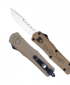 CobraTec Medium FS-3 Dagger Not Serrated Knife - We The People #MWTPFS-3DAGNS