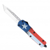 CobraTec Medium FS-3 Tanto Not Serrated Knife Cerakote Texas Flag #MCTXFS-3TNS