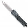 CobraTec Small CTK-1 Dagger Not Serrated Knife - Carbon Fiber #SCFCTK-1SDAGNS