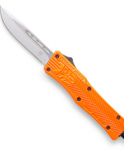 CobraTec Small CTK-1 Drop Not Serrated Knife - Orange #SORCTK-1SDNS