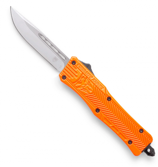 CobraTec Small CTK-1 Drop Not Serrated Knife - Orange #SORCTK-1SDNS