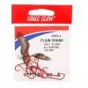 Eagle Claw Plain Shank Red Size 6 #084RAH-6