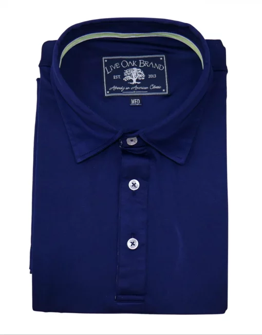 Live Oak Brand Men's Solid Performance Polo