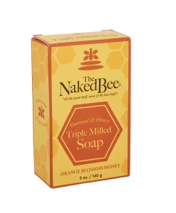 The Naked Bee 5 oz. Orange Blossom Honey Triple Milled Bar Soap #NBSO-LG
