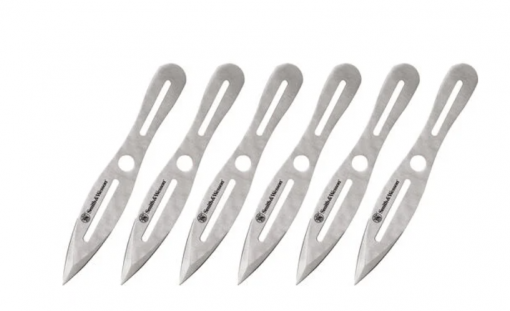 Smith & Wesson Bullseye 8" Throwing Knives 6 Pk. #SWTK8CP
