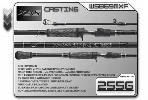 Fxtreme Custom Rods 6'9" Medium Xtra-Fast #WSB69MXF