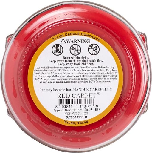 Tyler Candle Company 3 Oz. Red Carpet #TCC3307