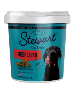 Stewart Freeze Dried Beef Liver Treats 4oz #RI110