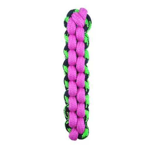 Pet Park Blvd Paracord Rope Fetch Stick Pink #US2046