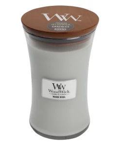 Woodwick Candle Large Warm Wool #93052