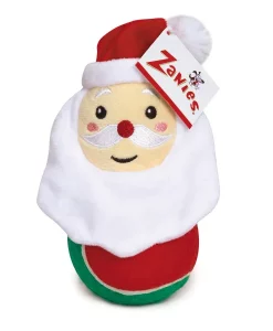 Zanies Holiday Tennis Ball Toy, Santa #ZW3813