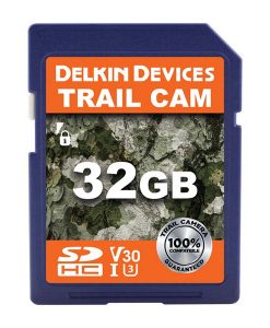 Delkin Devices Trail Cam SD V30 U3 Card 32GB