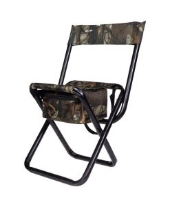 Allen Vanish Camo Folding Hunting Stool With Back - Black And Next G2 Camo #5854