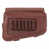 Allen Westcliff Leather Buttstock Rifle Cartridge Carrier - Brown #8519