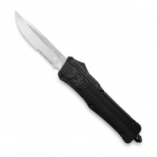 CobraTec CTK-1 OTF Knife 3.75" Plain Drop Point Blade #LBCTK1LDS