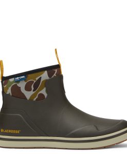 LaCrosse Men's Alpha Deck Boot - Black Olive/Camo #621201