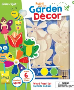 Masterpieces Garden Decor Wood Craft And Paint Kit #21774