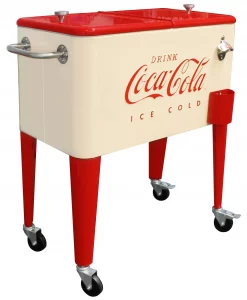 Leigh Country Coca-Cola Cream Retro Cooler #CP98111