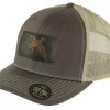 Zep-Pro Mallard Leather Patch Brown/Khaki Hat #HRPBR-MAL