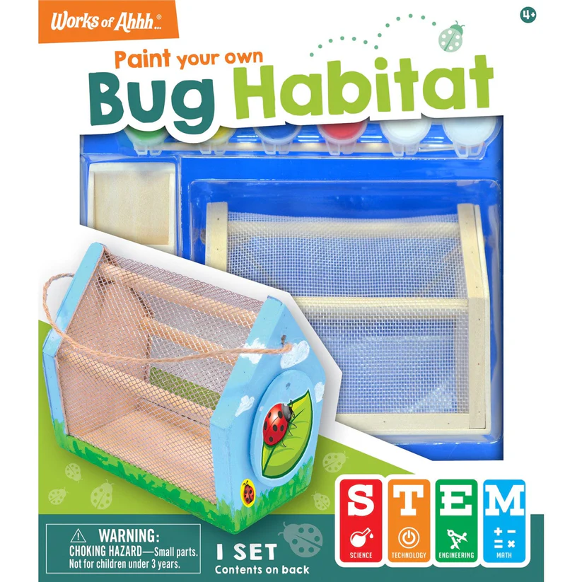 Masterpieces Bug Habitat Wood Craft And Paint Kit #21695 Masterpieces Bug Habitat Wood Craft And Paint Kit #21695