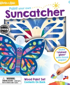 Masterpieces Suncatcher Wood Craft And Paint Kit #21691