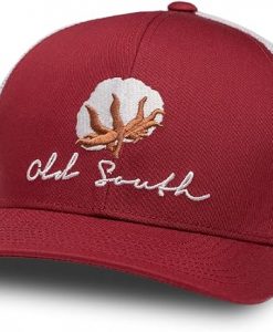 Old South Cotton Cardinal White Hat #NSCOTCAR