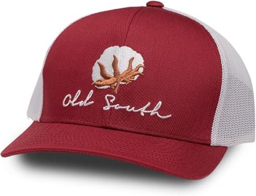 Old South Cotton Cardinal White Hat #NSCOTCAR