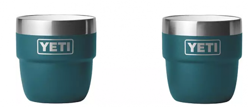 Yeti Rambler 4 Oz. Stackable Cups 2 Pk. - Agave Teal #21071502576