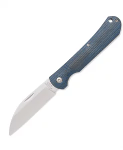 Bear & Son 4.5" Blue Jean Micarta Wharncliffe #484MB