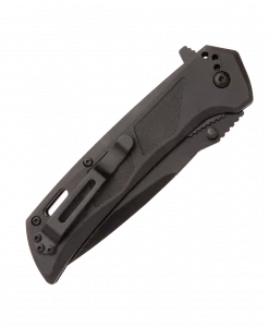 Bear & Son Blackhawk Bunker Buster Black Linerlock Knife #BHBB401BK