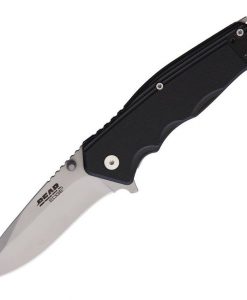 Bear & Son Sideliner Linerlock Knife Black G10 Handles #61102B