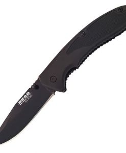 Bear & Son Sideliner Linerlock Knife Black Zytel Handles #61106