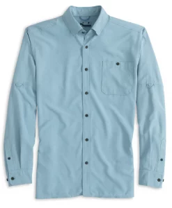 Fish Hippie Flatwater Long Sleeve Sport Shirt - Dream Blue #PBLS2420