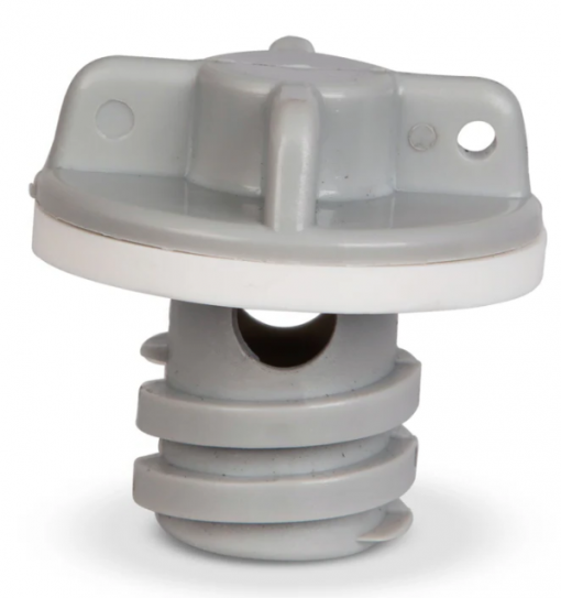 Engel Hard Cooler Drain Plug - Haze Gray #ENGDRAIN-G