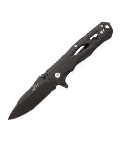 Bear & Son, Inc. "B&S 41/2""G10 Handle Black Blade" #MC-400-B4-B