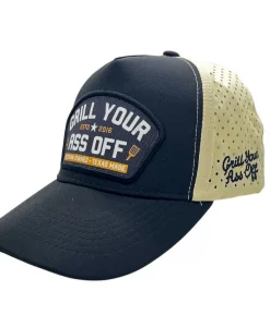 Grill Your Ass Off Hat - Khaki/Black #HATGYAOKHBL