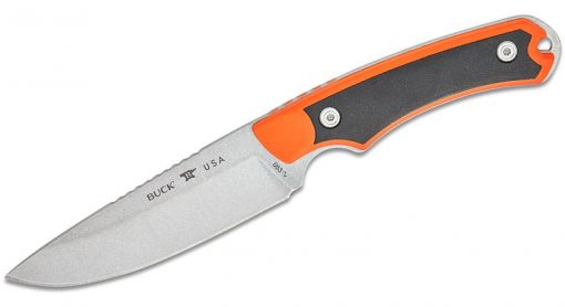 Buck Knives 663 Alpha Guide Select Fixed Blade Orange/Black Knife #0663ORS-B