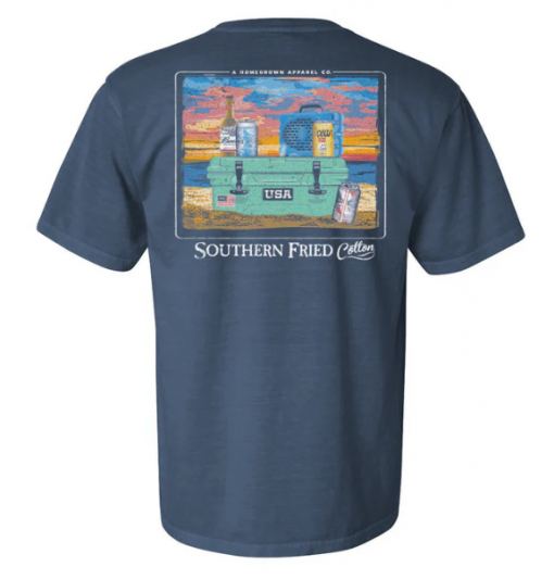 Southern Fried Cotton Sun, Sand, & Suds SS T-Shirt