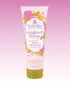 The Naked Bee 8 oz. Wildflower Honey Velvety Smooth Bath & Shower Gel #NBSG8-WH