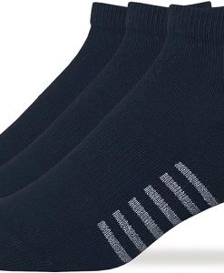 Drake Black Ankle Socks 9-13 3PK #72160BLK