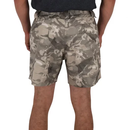 Aftco Men's Khaki Camo The Original Fishing Short