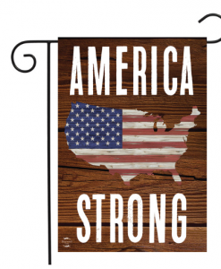 Briarwood Lane America Strong Patriotic Double-Sided Garden Flag #GFBL-G01481